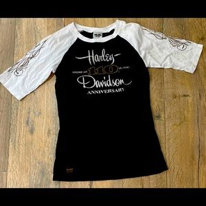 Harley Davidson 110tj anniversary T-shirt